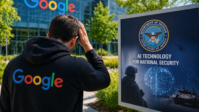 Google employee says he is ashamed of the company due to its secret military AI work. (Image generated using AI) Google
