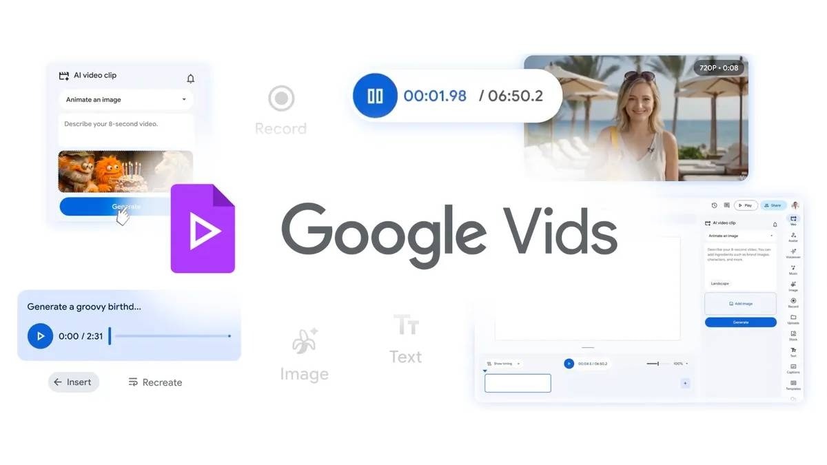 Google adds AI avatars to Vids, makes text-to-video generator free for all