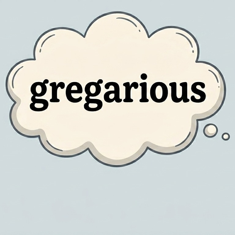 Word of the day: What 'gregarious' means and how to use it right