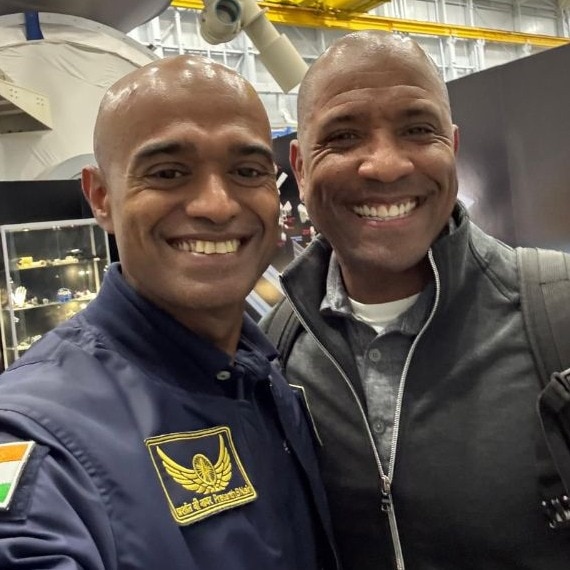 Indian astronaut’s twin moment with Moon-bound astronaut Victor Glover