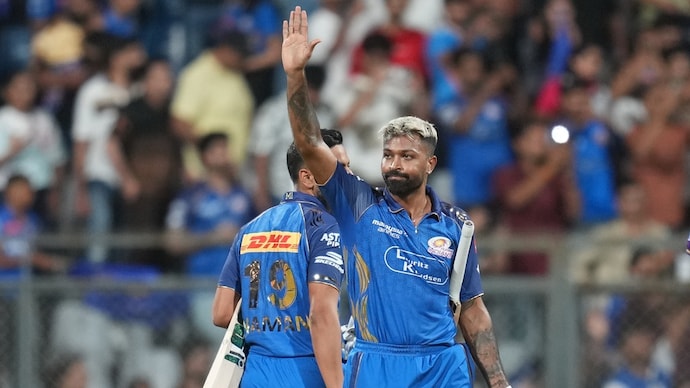 Hardik Pandya is unwell and missed the clash against DC. Courtesy: AP Hardik Pandya