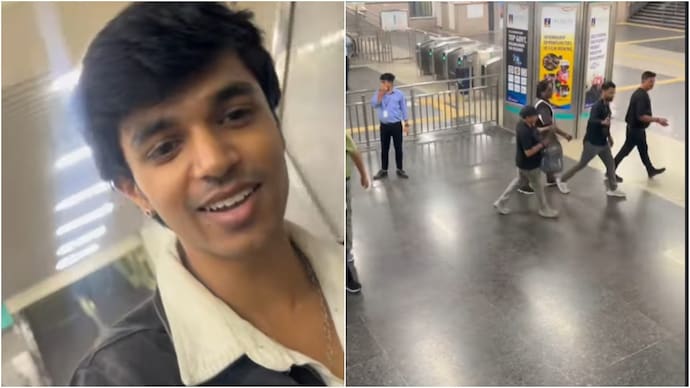 A video showing HCL employees getting free access to Delhi Metro after a concert has gone viral. (Photo: Instagram) HCL