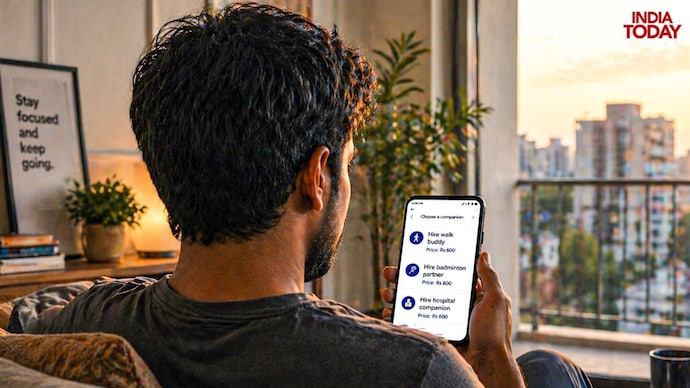 Some platforms now let you hire friends and companions online for an hourly fee. (Image: AI Generative) hire a companion