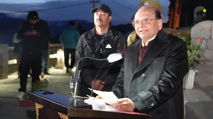 Saxena said that with the creation of five new districts, Ladakh will now have seven districts. (Image: X/@lg_ladakh) Ladakh LG