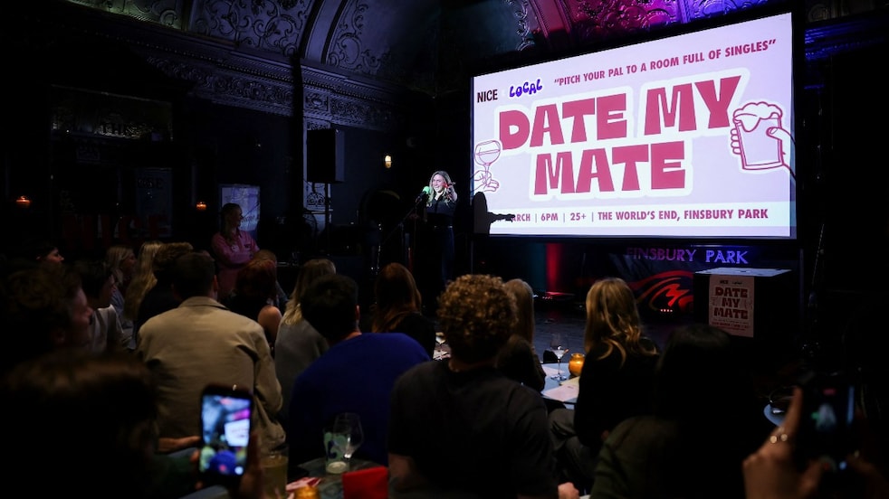 In London pubs, modern age daters are getting pitched by their friends