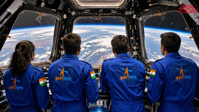 The committee has proposed an astronaut cadre of up to 40 individual. (Photo: Generative AI by India Today) Indian astronaut selection