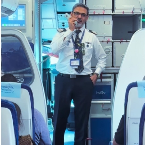 IndiGo pilot’s in-flight announcement for kind passenger is pure feel-good content