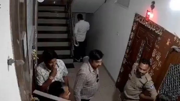 The case centres on businessman Gaurav Jain, whose house was searched by police. indore cops