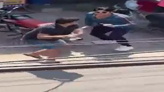 Video: BJP leader's cousin attacks gym operator with sword in parking dispute