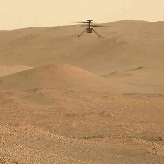 Watch: The historic first flight of a helicopter on Mars 5 years ago