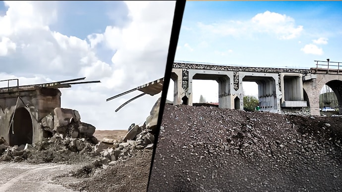 @IRANinBULGARIA) Iran is rebuilding railways and bridges faster than they can be destroyed.