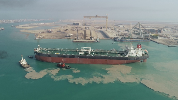 Iran is redeploying a 30-year-old tanker to store oil produced at Kharg Island. (Image for representation: Reuters) Iran oil tanker Nasha