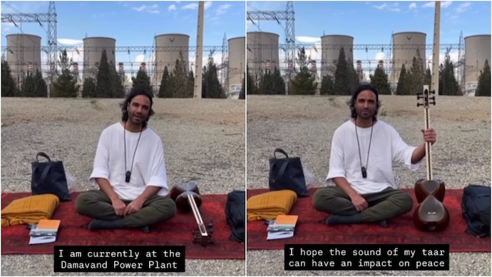 Ali Ghamsari, an Iranian artist associated with the traditional Persian instrument taar, has chosen music as his form of resistance against US threats. (Photo: Instagram) Iranian musician
