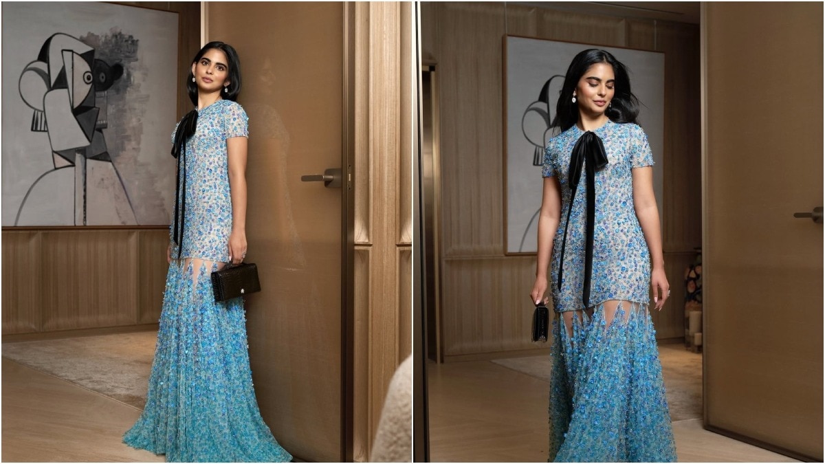 Isha Ambani brings blue Dior gown to life (one of her best looks, hands down)