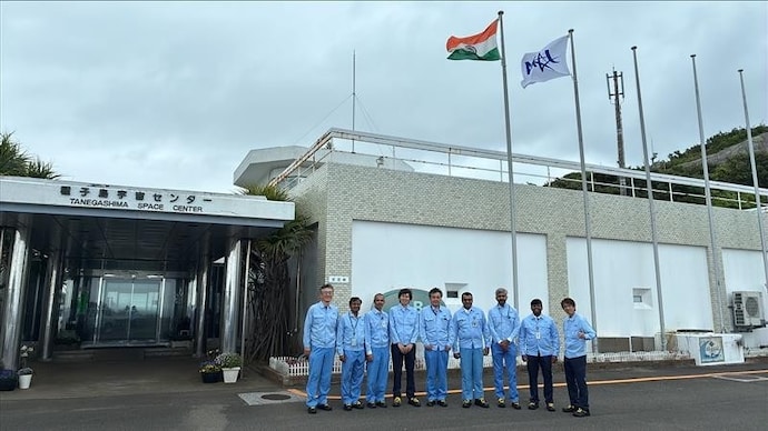 The Isro and Jaxa team pose for a picture during the visit. (Photo: X/@lupex_jaxa) Isro team visits Japan to assess Chandrayaan-5 launch site prep