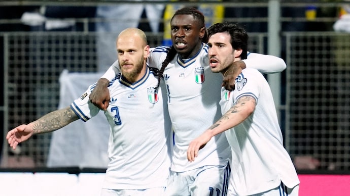 Italy lost to Bosnia and Herzegovina in their play-off final. Courtesy: Reuters Italy football team