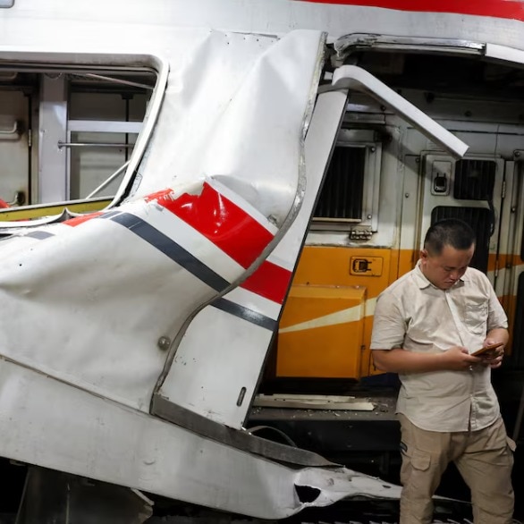 Two killed after two trains collide near Jakarta