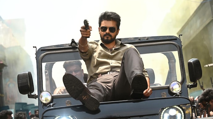 Thalapathy Vijay's Jana Nayagan was leaked in HD print while waiting for censor clearance. Thalapathy Vijay in Jana Nayagan.