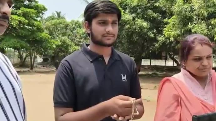 His mother, a single parent, said her son is a meritorious student who scored 90 per cent in PUC and demanded intervention from the Higher Education Department. janivara bengaluru