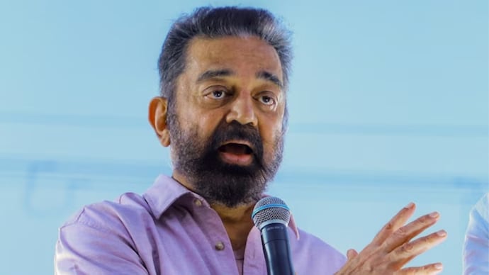 Kamal Haasan declared that while his party will not participate in the polls, it will extend unconditional support to all candidates of the DMK-led alliance. (Photo: PTI) Kamal Haasan declared that while his party will not participate in the polls, it will extend unconditional support to all candidates of the DMK-led alliance. (Photo: PTI)