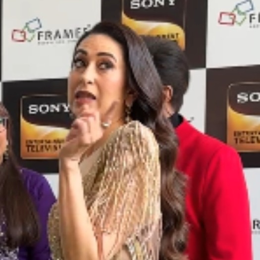 Karisma Kapoor asks paps not to zoom in while clicking her on set, internet reacts