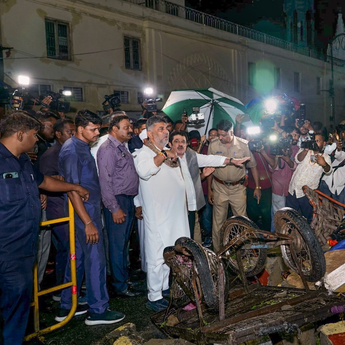 Bengaluru rain fury: 7 dead after hospital wall collapses; streets turn to rivers