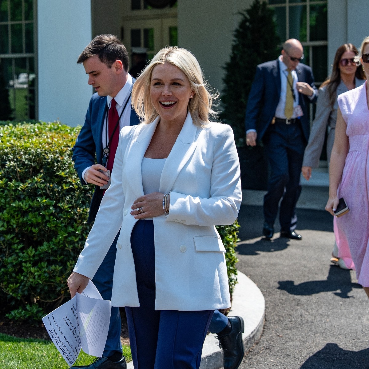 You’ve his number: Leavitt makes joke at Trump's expense before her maternity leave
