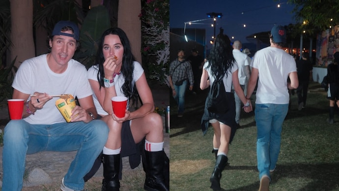 Justin Trudeau (left) and Katy Perry at Coachella. (Credit: Instagram/@katyperry) Katy Perry, Justin Trudeau