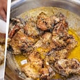 Kebabs and butter chicken. Kebabs and butter chicken.