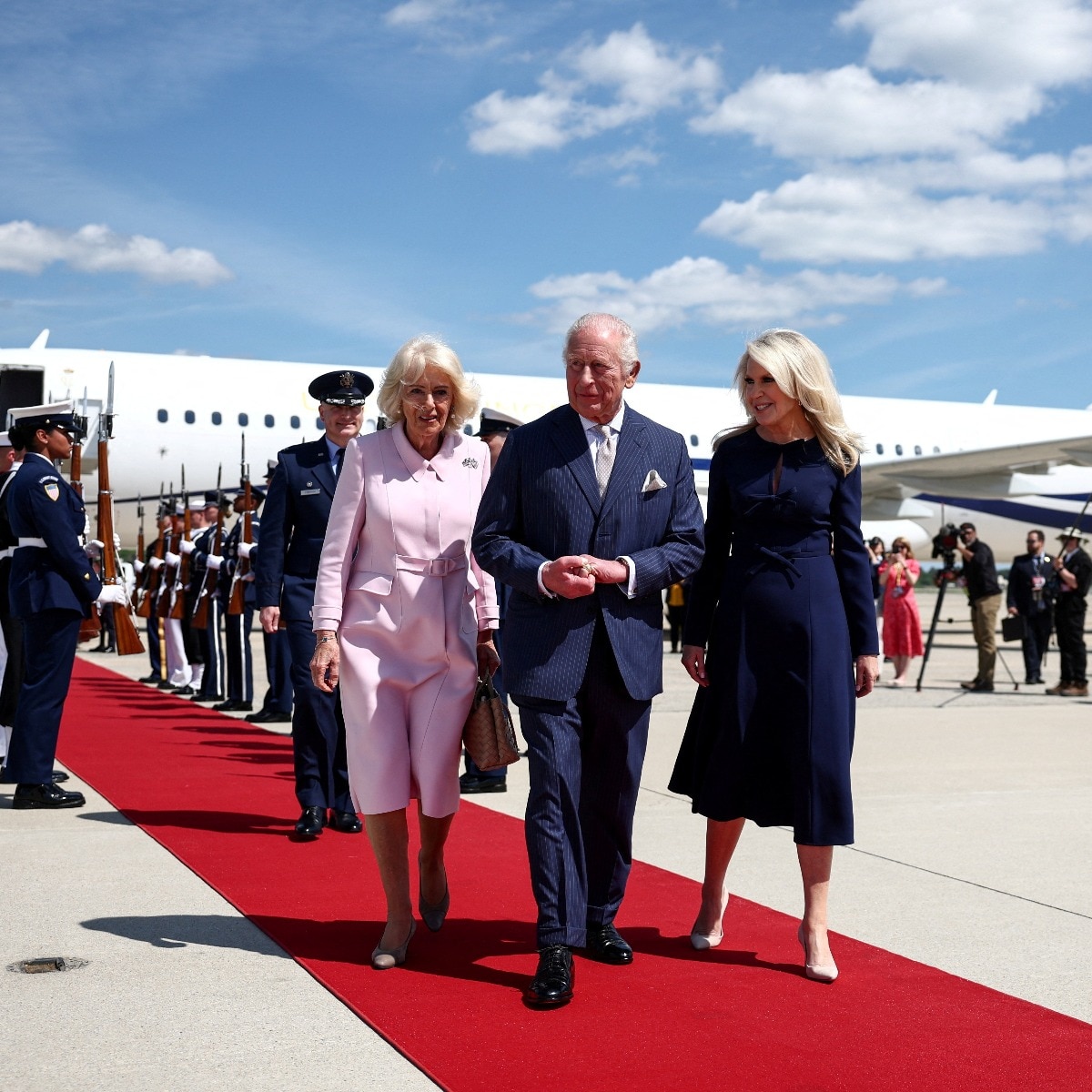 King Charles arrives in US as White House shooting and Iran rift shadow visit