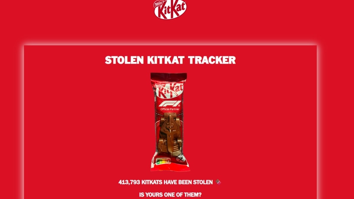 KitKat launches tracker to find stolen bars. It's not an April Fool's prank