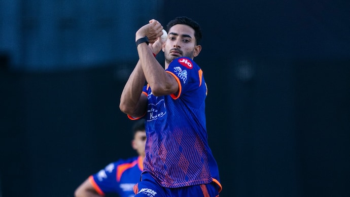 Krish Bhagat comes to MI for Rs 30 Lakh. (Image: Mumbai Indians) Krish Bhagat