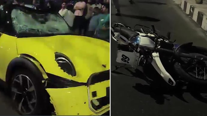 Luxury car crash in North Goa kills woman and injures colleague, businessman’s son arrested. Luxury car crash in North Goa kills woman and injures colleague, businessman’s son arrested.