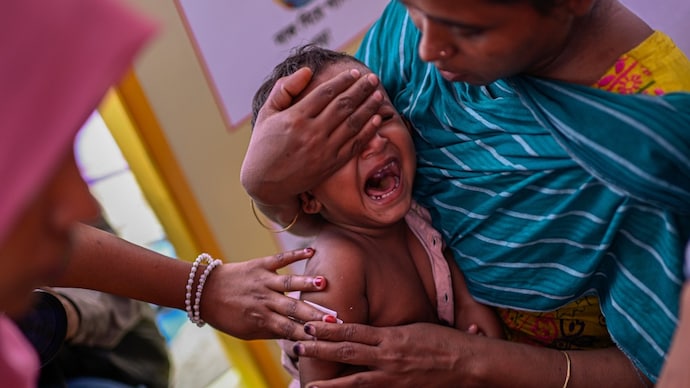 Major measles outbreak in Bangladesh.