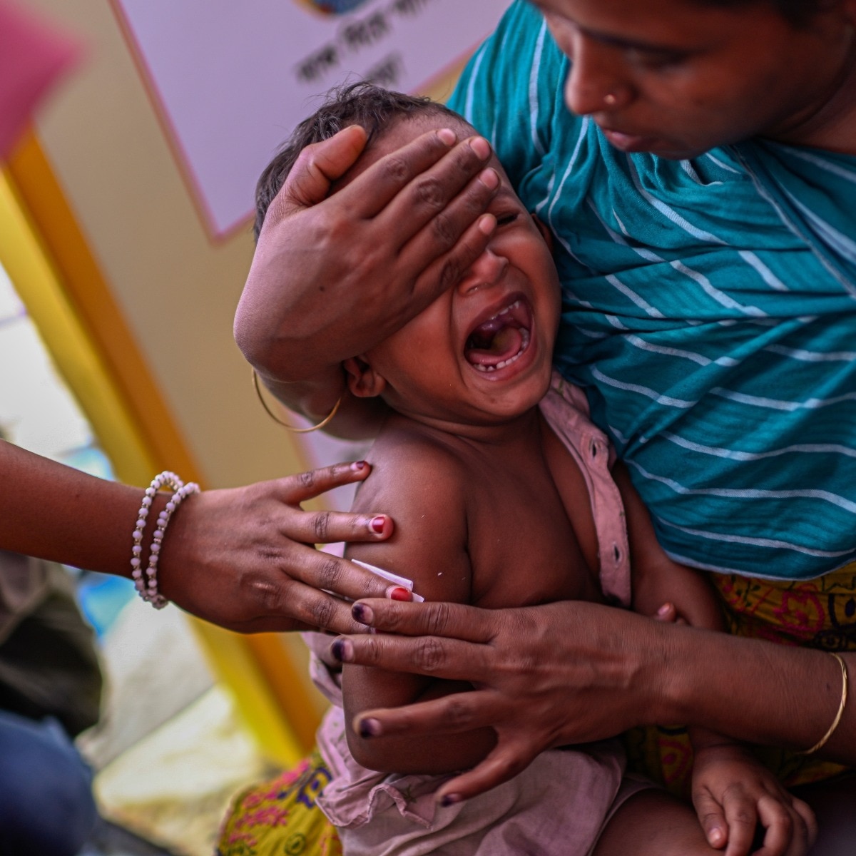 Major measles outbreak in Bangladesh.