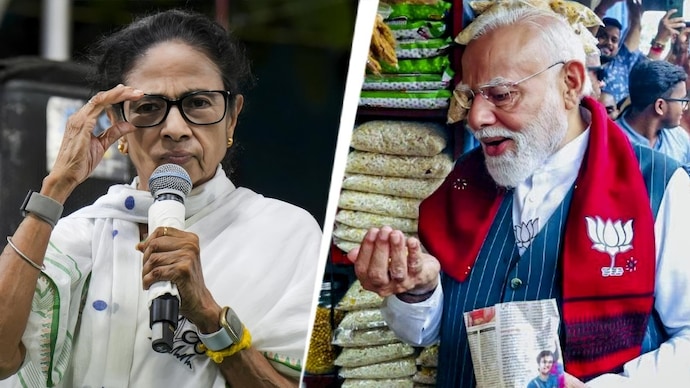 West Bengal Chief Minister Mamata Banerjee called Prime Minister Narendra Modi's unscheduled visit to a roadside stall to buy jhalmuri a "drama". (Photo: PTI)