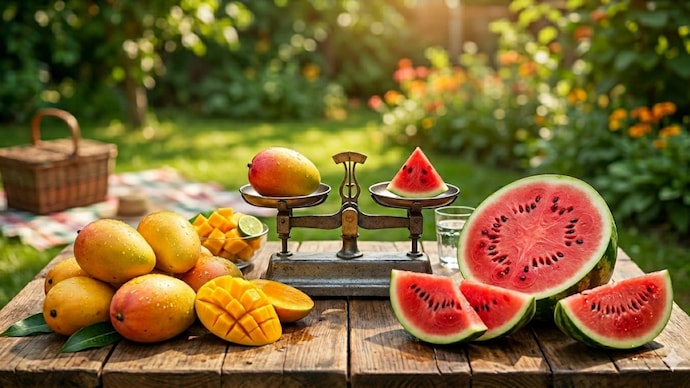 Mango vs watermelon, find out which fruit keeps you cooler in summer. Here’s a simple comparison based on hydration, nutrition and digestion to help you choose wisely. Mango vs watermelon, find out which fruit keeps you cooler in summer. Here’s a simple comparison based on hydration, nutrition and digestion to help you choose wisely.