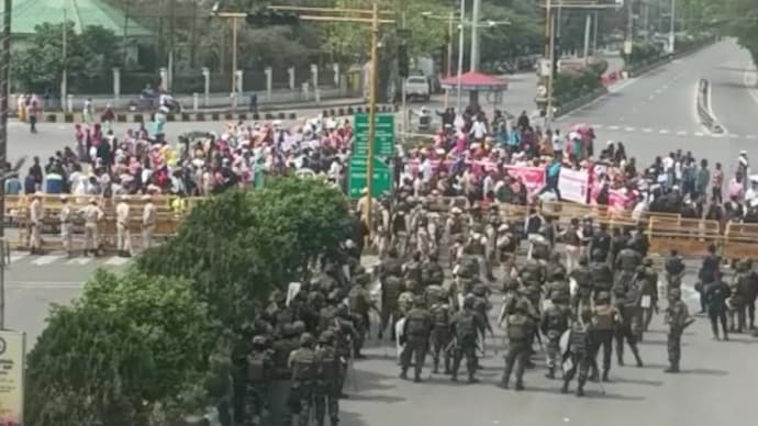 Manipur protest turns violent