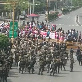 Manipur protest turns violent