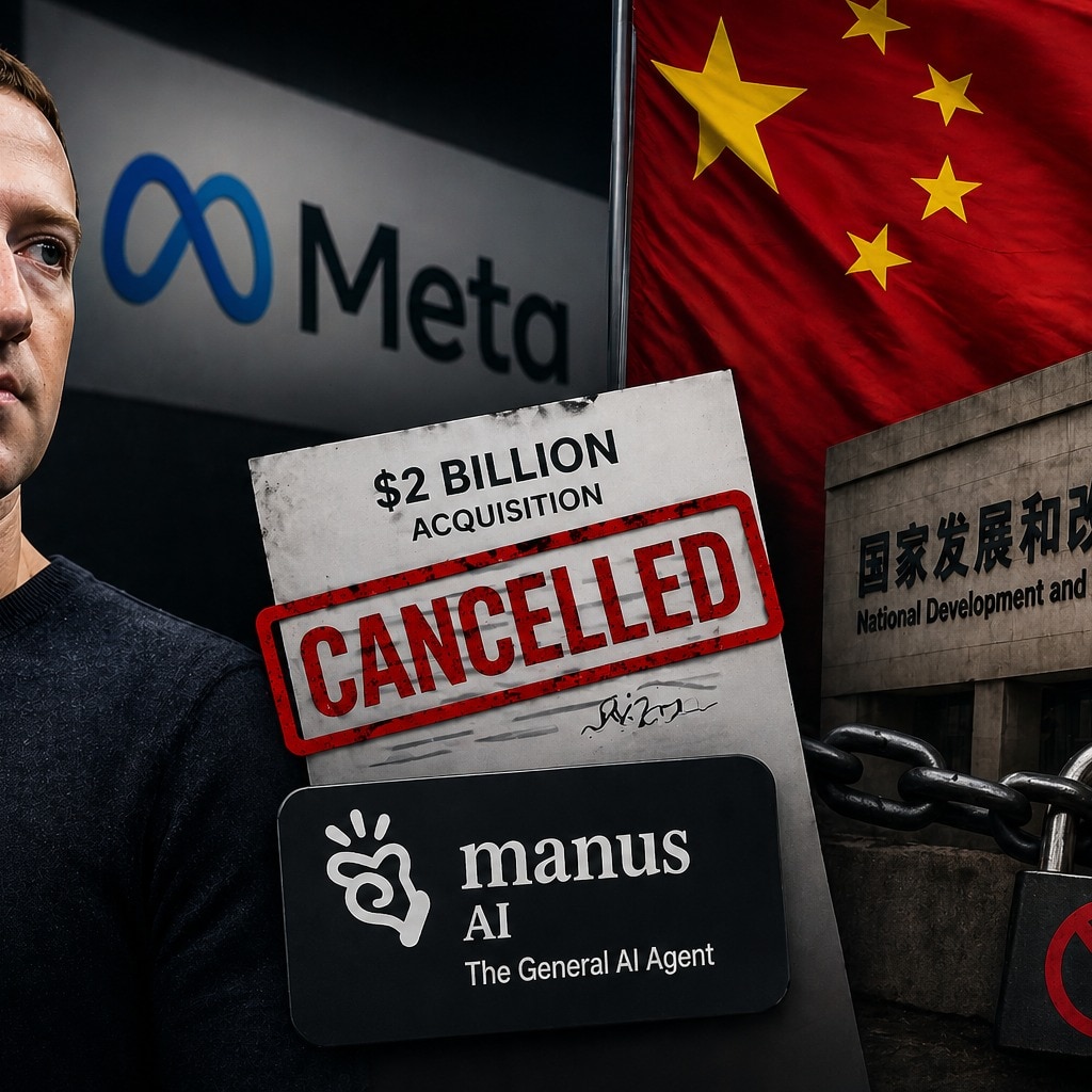 China stops Mark Zuckerberg from buying Manus AI