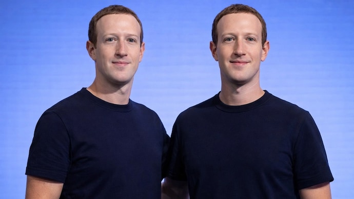 Meta is developing a photorealistic, AI powered 3D version of its CEO Mark Zuckerberg ( Photo created using AI). Mark Zuckerberg AI replica