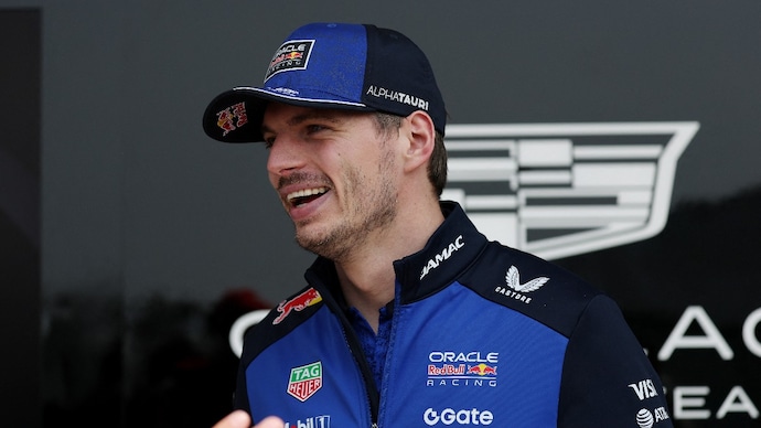 Max Verstappen reacts to Lambiase's exit (Photo Reuters) Max Verstappen