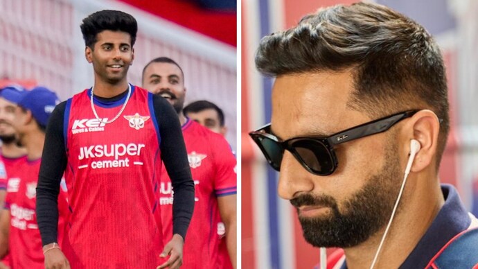 Mayank and Nabi have been made to wait (courtesy: DC/PTI) Mayank Yadav, Auqib Nabi
