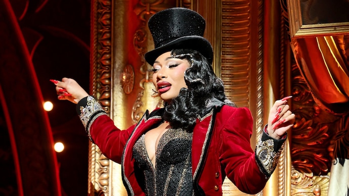 Megan Thee Stallion made her Broadway debut at the Al Hirschfeld Theatre for her eight-week stint in Moulin Rouge! The Musical. (Credit: AFP) Megan Thee Stallion hospitalised after mid-show exit during Broadway performance