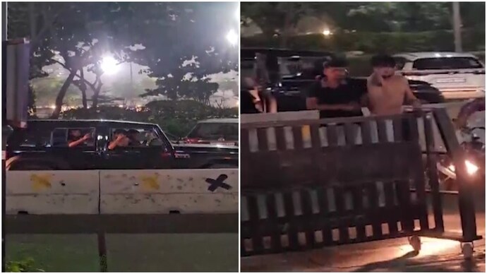Men in Thar create ruckus in Noida, one gets hit by bike, video leads to arrest Men in Thar create ruckus in Noida, one gets hit by bike, video leads to arrest