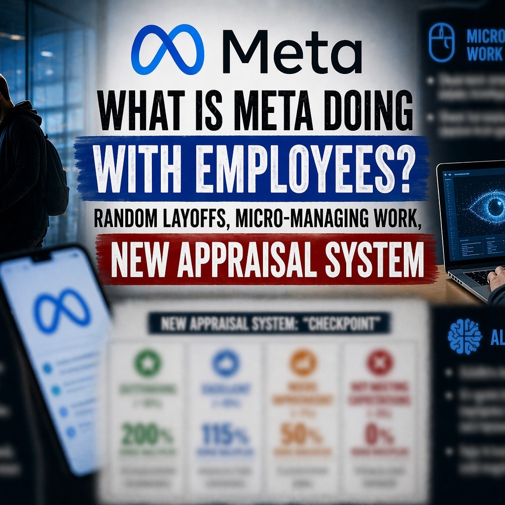 What is Meta doing with employees? Random layoffs, micro-managing work, new appraisal system