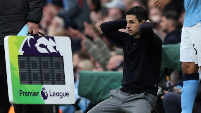 Arteta's Premier League dream has yet again taken a big blow. (Photo: Reuters) Mikel Arteta