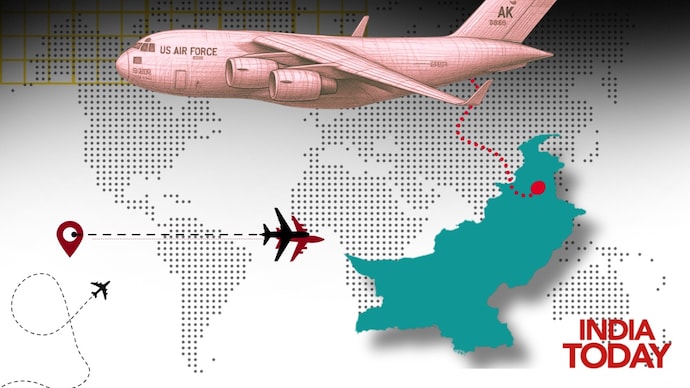 US C-17 military planes spotted over Pakistani skies