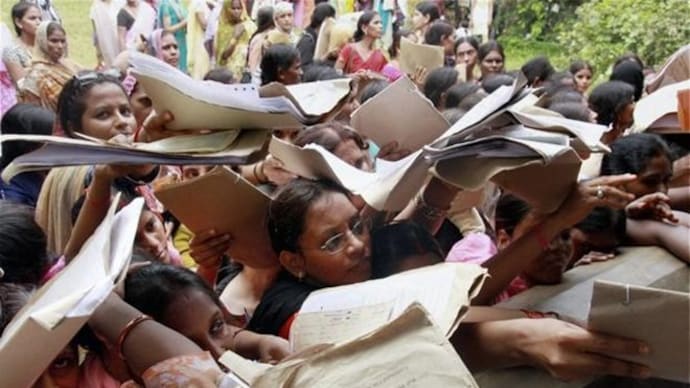Millions of aspirants in India pursue government jobs for stability and security, but the system is increasingly defined by exam delays, paper leaks, and fierce competition. (Photo: PTI) Millions of aspirants in India pursue government jobs for stability and security, but the system is increasingly defined by exam delays, paper leaks, and fierce competition.