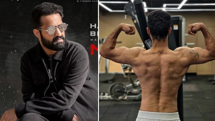 Jr NTR flexes his muscles, stuns fans with new pic ahead of NTRNeel shoot.
